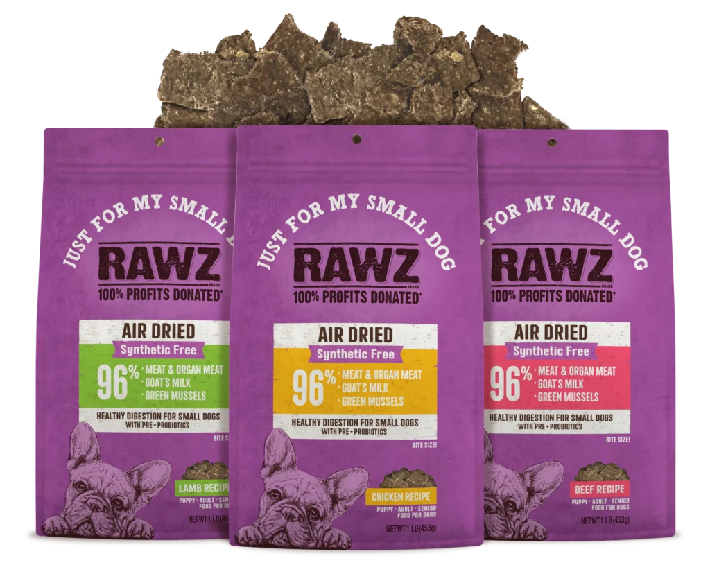 RAWZ Web SmallDog AirDriedBags