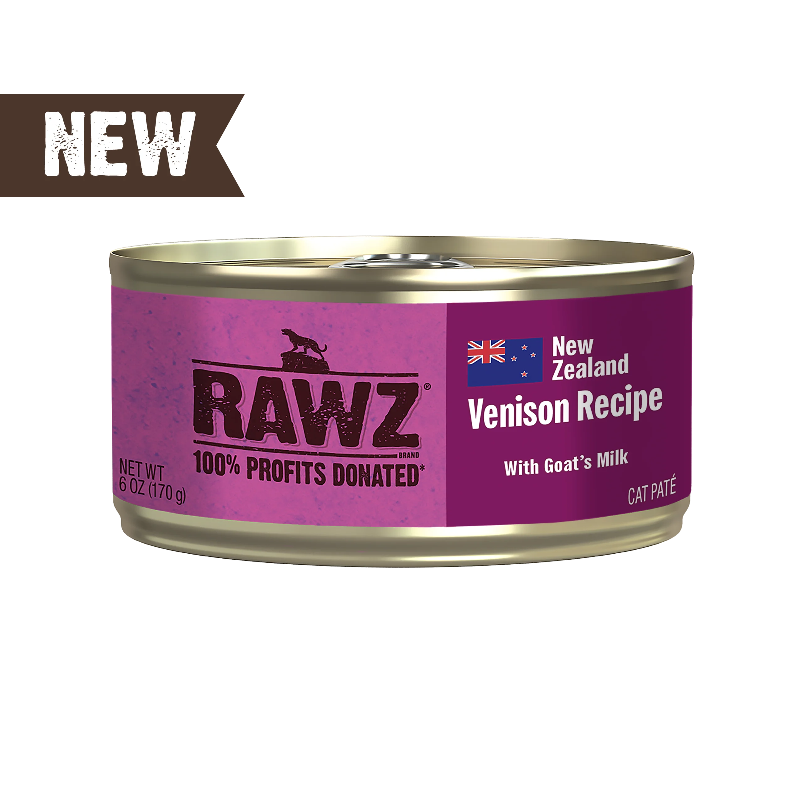 94% Venison Recipe with Goat's Milk Pate Cat Food