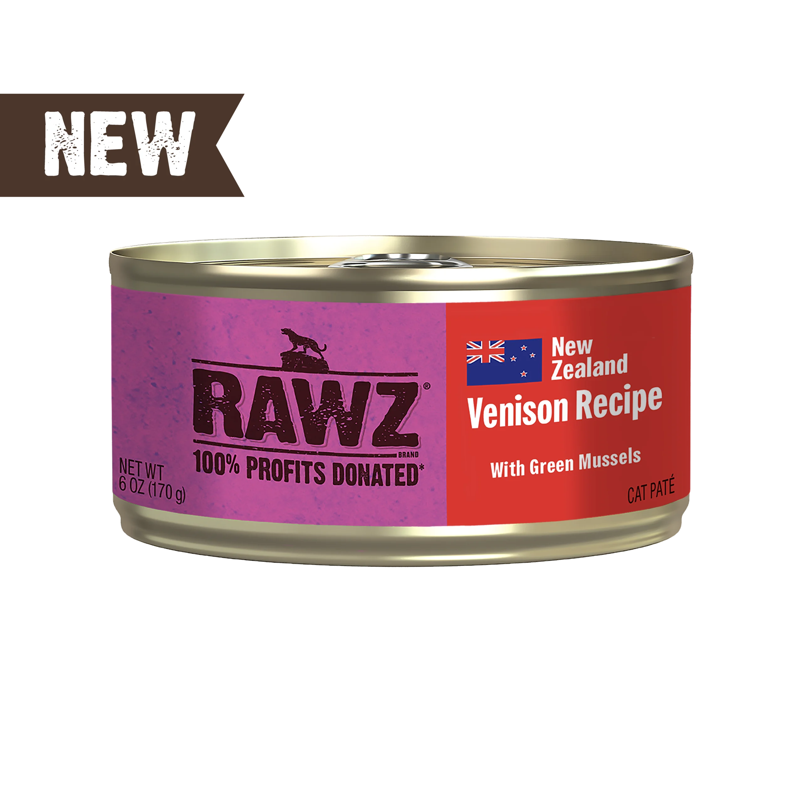 94% Venison Recipe with Green Mussels Pate Cat Food