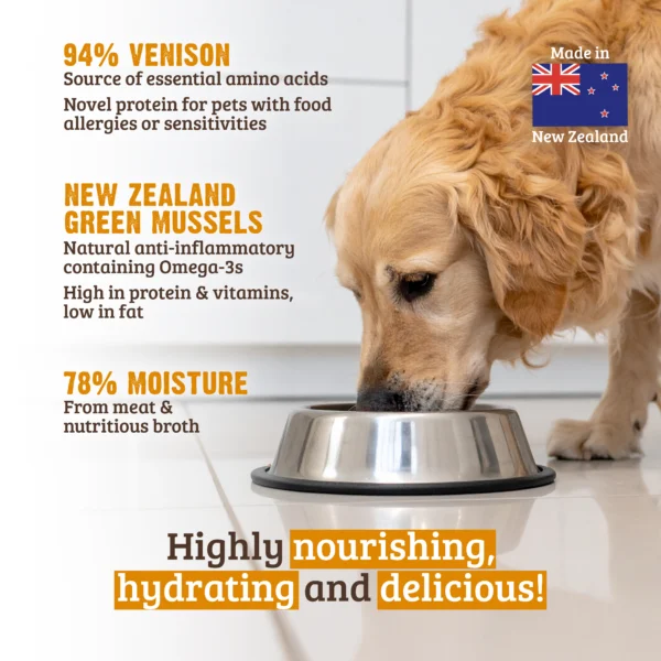 RAWZ_WebsiteCarousel_Dog_Venison&GreenMussels_LIFESTYLE