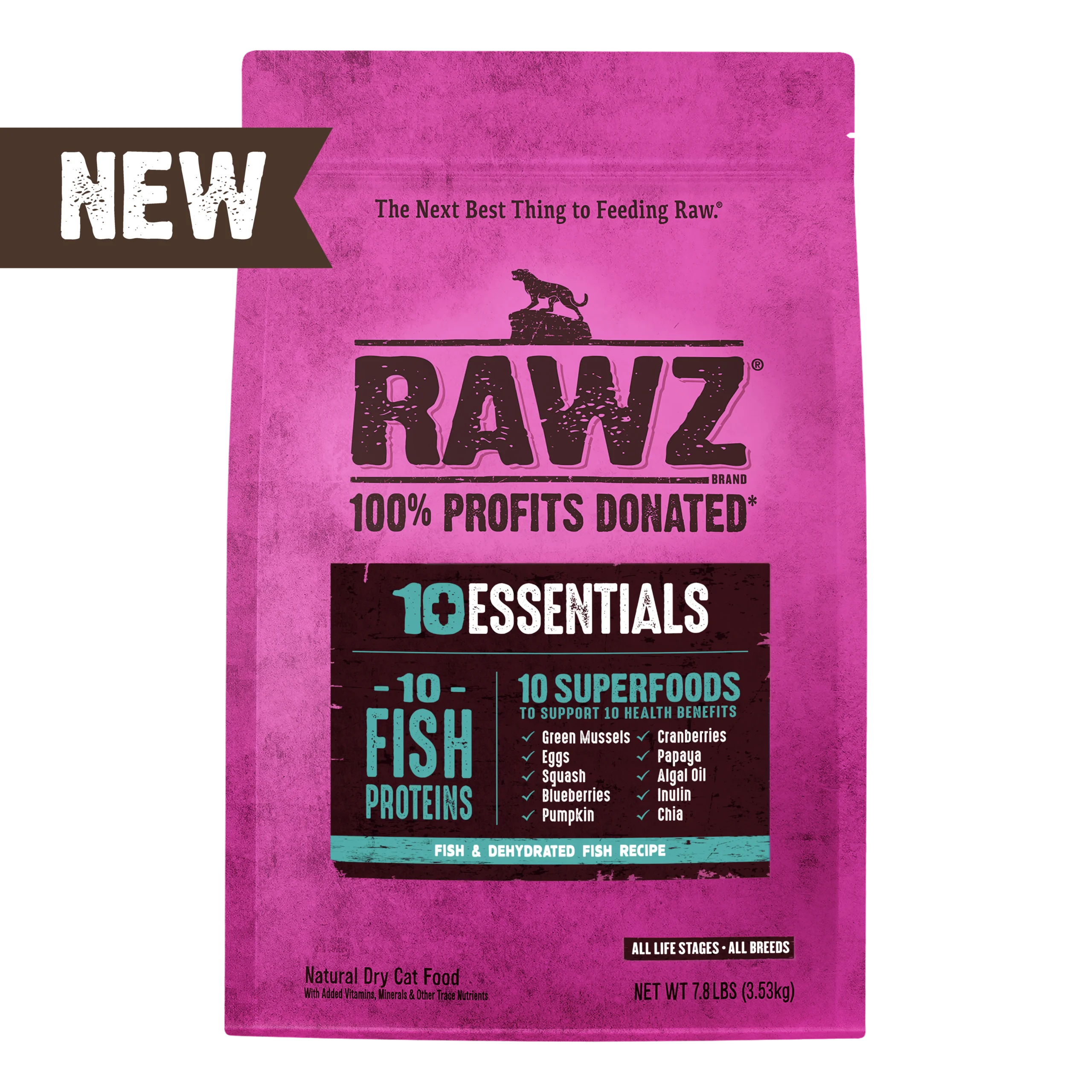 For My Cat 10+ Essentials Fish & Dehydrated Fish Cat Food Recipe